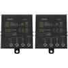 Vimar 03993 Modulo relè magnetico Quid per luci ad impulsi sequenziali ON/OFF, 1 ingr pulsante NO, 2 uscite sequenziali a relè NO 10 A 220-240 V~ 50/60 Hz (Confezione da 2)