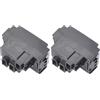 Vimar 0R16201 Idea Presa elettrica a muro con protezione SICURY 2P+T 10A P11 grigio (Confezione da 2)