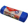 OFFICER PRODUCTS Office Products 22023318-01 - Sacchetti per la spazzatura di alta qualità, 35 l, confezione da 75 pezzi, con coulisse, LDHD, sacchetti della spazzatura per rifiuti domestici per ufficio, colore: blu,