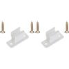 cyclingcolors supporto per manovella 13mm tapparelle con vite plastica bianco finestre persiana biella (Confezione da 2)
