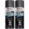 MAXMEYER Spray Antiruggine Ferromicaceo Nero Grafite 0.400 L (Confezione da 2)