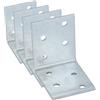 Connex HVG2420 - Raccordo ad angolo in confezione risparmio da 25 pezzi, 50 x 50 x 40 x 2 mm, zincato (Confezione da 4)