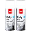 AUTO-PLAST PRODUKT APP Rally 400 Color Spray - Bomboletta spray bianco lucido | Vernice spray | Bomboletta per tutte le superfici, ad alta copertura | 400 ml (Confezione da 2)