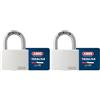ABUS Candado aluminio MyLock 40mm Blanco (Confezione da 2)