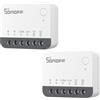 SONOFF ZBMINIR2 Interruttore Zigbee, 2 Pezzi, Senza Neutro | Interruttore Zigbee senza neutro, compatibile con Alexa e Google Home. Richiede un hub Zigbee per il controllo intelligente.