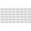 cyclingcolors 24x Gommini Silicone Trasparente Ammortizzatore Tamponi Paraurti Mobili Adesivi Paracolpi Porte Fermaporta, 12mm (Confezione da 2)