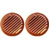STAMPLAST Griglia Di Aerazione In Rame Tonda 80/125 - Griglia Di Ventilazione (Confezione da 2)