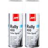 AUTO-PLAST PRODUKT APP Rally 400 Color Spray - Bomboletta spray bianco opaco | Vernice spray bianco opaco | Bomboletta per tutte le superfici, ad alta copertura | 400 ml (Confezione da 2)