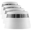 frient Sensore di Fumo Wireless | Intelligent Smoke Alarm | Notifica Istantanea Incendi | EN 14604 | Alimentazione a Batteria | Zigbee | Compatibile con SmartThings, Home Assistant e Athom Homey