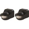 SCS SENTINEL Detecteur de mouvement LightSensor noir (Confezione da 2)