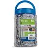 INDEX A PERFECT FIXING INDEX TCCAEP6040 - Taco clavable de poliamida 6.6, premontado con tornillo rosca-arpon. bote de plastico (6 x 40 6, 1 uds.) (Envase de 1 Ud.)