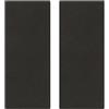 VIMAR 0T30041.G | LINEA Copriforo ad incasso, 2 pezzi, dimensioni 2.23x5.28x1.58 cm, colore nero, finitura opaca (Confezione da 6)