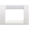 VIMAR 16743.01 Idea Placca Classica 3 moduli in tecnopolimero, bianco brillante (Confezione da 6)