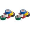 Meister Nastro isolante 3,3 m x 19 mm, 6 pezzi, colori assortiti (Confezione da 2)