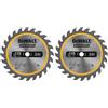 DEWALT DT20420-QZ,Lama Circolare 115x20x 24 denti (Confezione da 2)