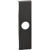 Bticino KG08 Cover Living Now da Applicare su Presa TV e Falso Polo con Uscita (Art. K4202D, K4202P14, K4202P10, K4202F, K4953), 1 Modulo, Colore Nero (Confezione da 6)