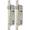 Yale Serratura per porte in legno Y52X00500S2 nickel satinato, bordi quadri, entrata 50 mm (Confezione da 2)