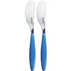 Guzzini Spalmino Burro Feeling, Blu Mediterraneo, 16 cm (Confezione da 2)