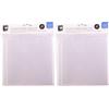 Vaessen Creative 600203-002 8 Buste Trasparenti per Organizzare e Riporre Cartelle per Embossing, Fustelle e Altri Materiali per Progetti Creativi, Carta Plastica, 2, 20 x 20 cm (Confezione da 2)