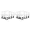 LVWIT Lampadine LED Attacco E27 Forma G45, 6.5W Equivalente a 60W, Luce Bianca Calda 2700K, Flusso Luminoso 806LM, Risparmio Energetico, Non Dimmerabile, Pacco da 12 Unità