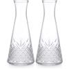 Pasabahce - Brocca Timeless in Vetro 1 L - Effetto Diamantato alla Base, Lavabile in Lavastoviglie, Abbinabile alla Collezione Timeless (Confezione da 2)