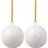 like. by Villeroy & Boch Winter Glow addobbo palla, 6x6x6,5 cm (Confezione da 2)