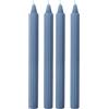 Cereria Di Giorgio Set da 2 candele decorative scanalate Dorica - Colore Azzurro polvere Dusty Blue - Durata 8 ore - Diametro 2,5 cm Altezza 25 cm (Confezione da 2)