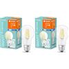 LEDVANCE Lampada Smart+ LED, tecnologia Bluetooth, E27, filament, dimmerabile, sostituisce lampadine da 50 W, bianco caldo, 2700 K, controllabile con Google, Alexa e Apple Voice Control