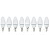 Blaupunkt Lampadina LED E14 - Piccola a Candela - Illuminazione Ambiente - 7W - Equivalente a 50W - Bianca Calda 2700K - Attacco Edison - Luce a Risparmio Energetico ed Economico - Lampada - Pacco 4