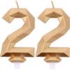 Graziano Candelina Buon Compleanno Diamond GOLD n.2 (Confezione da 2)