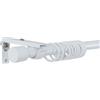 Gardinenbox Asta per tende allungabile Ningbo, 120-210 cm, colore bianco, diametro 16/19 mm, set completo per montaggio istantaneo a parete e a soffitto 2024140