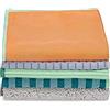 Full Circle Renew Collection - Set di 5 Panni multifunzionali in Microfibra Riciclata, Multicolore