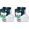 V-TAC 3x Lampadina LED con Attacco E27 4,5W (Equivalenti a 40W) - G45-470 Lumen - Lampadina LED Massima Efficienza e Risparmio Energetico - Luce 6500K Bianca Fedda (Box 3 Pezzi) (Confezione da 2)