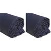 IPEA Tessuto in Cotone Popeline Grigio Antracite - 200 cm x 150 cm - Made in Italy - Tessuto al Metro per Cucito, Abbigliamento, Fodere, Arredamento, Patchwork, Stoffa Tinta Unita per Cucire