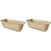 Guardini, Set di 8 stampi rettangolari 19x9 cm, Ideali per friggitrice ad aria, Carta antiaderente, Monouso, Made in Italy, Linea Air Fryer