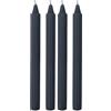 Cereria Di Giorgio Set da 2 candele decorative scanalate Dorica - Colore Blu Notte - Durata 8 ore - Diametro 2,5 cm Altezza 25 cm (Confezione da 2)