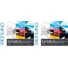 Fabriano Blocco Bristol 21x29,7 Cm 250 Gr 20 Fogli Liscio (Confezione da 2)
