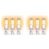 XANLITE Confezione da 6 lampadine LED a capsula classica G9, attacco G9 LED, angolo di illuminazione 250°, lampadina LED G9, 2,6 W, equivalente a 20 W, luce bianca neutra, confezione da 3