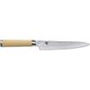 KAI Shun Classic White coltello universale giapponese 15 cm lunghezza lama - coltello damasco 32 strati nucleo VG MAX - 61 (±1) HRC - manico in legno Pakka -piccolo coltello da cucina forgiato stretto