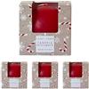 Cereria Di Giorgio Candela Sfera Profumata - Candy Canes Frutti Rossi - Cera Vegana - Pocket Season Natale - Idea Regalo - Made in Italy - Cereria Di Giorgio (Confezione da 4)