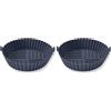 Fackelmann Stampo per Friggitrice ad Aria Rotondo in Silicone 15 cm, Teglia Contenitore Riutilizzabile Antiaderente, Fino a 230°C, Manici per Forno a Microonde, Friggitrice ad Aria e Lavastoviglie