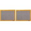 Decora, 9260256 Tappetino Microforato in Silicone, lavabile e riutilizzabile. Resistente fino a -40°C + 230°C, perfetto per la cottura di biscotti e pasta frolla, Dim. 385 x 285 mm (Confezione da 2)
