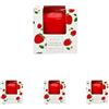 Cereria Di Giorgio Candela Profumata alla Fragola- in Cera Vegana- Pocket Season - Primavera/Estate - Made in Italy - Cereria Di Giorgio - Regalo (Confezione da 4)