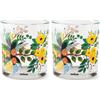 Excelsa Fiori Frida Set 3 Bicchieri, 65216 (Confezione da 2)