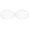 Eglo Ella Lampada da soffitto E27. 60 W, Bianco, Ø 20 cm (Confezione da 2)