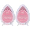 Tsukineko VersaMagic-Tampone di Inchiostro a Goccia di Rugiada per timbratura, Rosa, Petunia, Piccolo, a Base d'Acqua, per archiviazione, Opaco, goffratura, per Carta Sottile, Pad Size: 2,4 x 3,9 cm