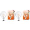 OSRAM Lampada a LED Globe125 a stella a LED per base E27, forma del globo, look filamento, 470 lumen, bianco caldo, 2700k, sostituzione per lampadine da 40w convenzionali, non dimmerabile, 1 pacco