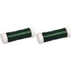 Rayher Filo Metallico per Bigiotteria, Verde Scuro, 0,30 Mm Ø, Rotolo 50 M, 2405513 (Confezione da 2)