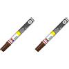 Marabu marker pittore tessile disegnato 2-4 mm marrone medio (Confezione da 2)