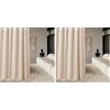 room99 Tenda con occhielli argentati, Aura, 140 x 230 cm, larghezza x altezza, moderna, Curtain per soggiorno, camera da letto, crema, 1 pezzo